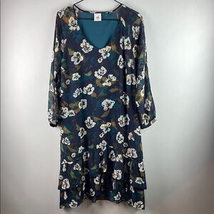CAbi 3460 Pirouette Floral Dress Size M